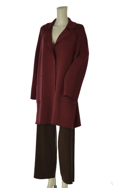 CAPPOTTO DONNA ELISA CASTELLI  TAGLIE OVER MAGLIA TASCHE BOTTONI ART. 2109