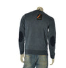 MAGLIONE UOMO CONSENSO GIROCOLLO MELANGE TOPPE LANA  ART. 4155 225