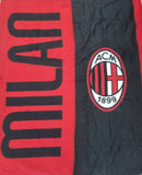 PLAID MICRO PILE CALDO MORBIDO CALDO SQUADRA MILAN MARCA HERMET