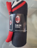PLAID MICRO PILE CALDO MORBIDO CALDO SQUADRA MILAN MARCA HERMET