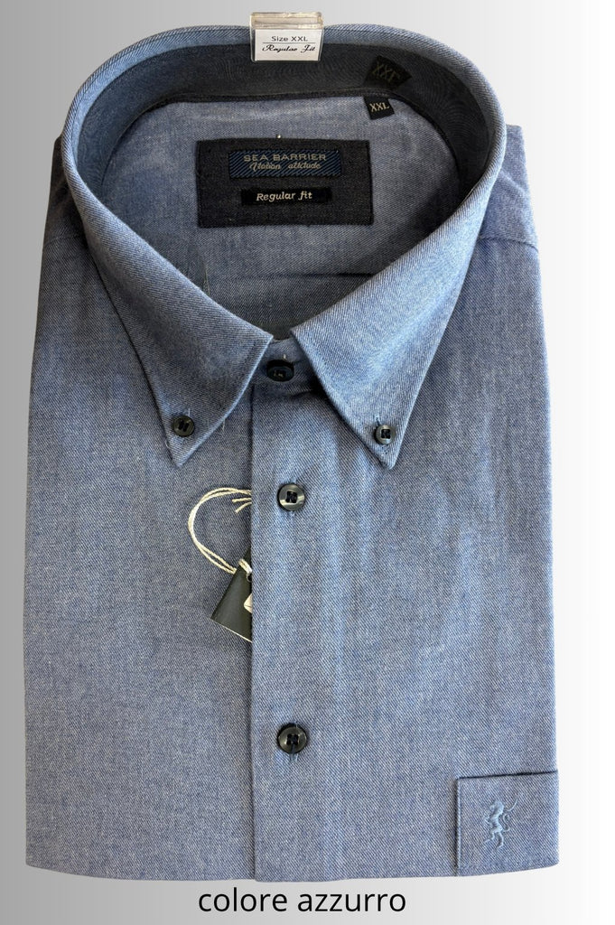 Cromoncent Camicia Uomo In Flanella Di Cotone A Quadri – Maniche Lunghe, Classica, Morbida, Taglie Dalla XS Alla 3XL (Cina), Per Tutti I Giorni