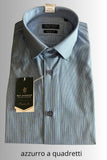 CAMICIA UOMO SEA BARRIER VESTIBILITA REGOLARE COLLO MEZZO FRANCESE MANICA LUNGA PURO COTONE ART BATTISTI