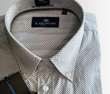 CAMICIA UOMO GRANCHIO VESTIBILITA REGOALRE BOTTONCINI TASCHINO PURO COTONE ART DIPLO MANICA LUNGA