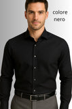 CAMICIA UOMO ELLE ELLE SPORTING MARE PURO COTONE VESTIBILITA REGOLARE COLLO MEZZO FRANCESE TESSUTO LISCIO ART PORTOFINO