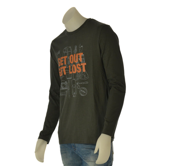 MAGLIA UOMO LOSAN COTONE MANICA LUNGA STAMPA ART. LMNAP0103 25075