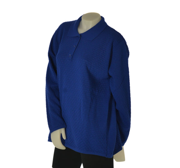 MAGLIONE DONNA ANNALISA BINETTI POLO LAVORATA TAGLIE OVER ART. 2516 OVER