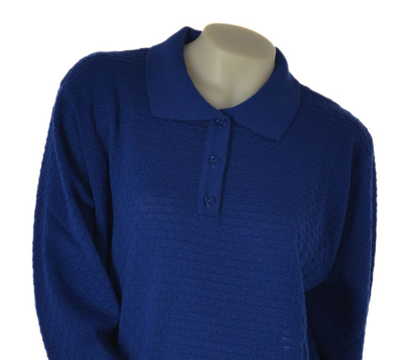 MAGLIONE DONNA ANNALISA BINETTI POLO LAVORATA TAGLIE OVER ART. 2516 OVER