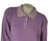 MAGLIONE DONNA ANNALISA MINETTI TAGLIE OVER POLO BOTTONI LUREX ART. 2510 OVER