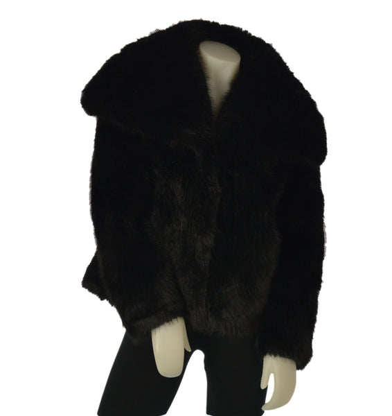 ECOPELLICCIA DONNA GRIFFAI BOTTONI TASCHE COLLO CORTA ART.5500