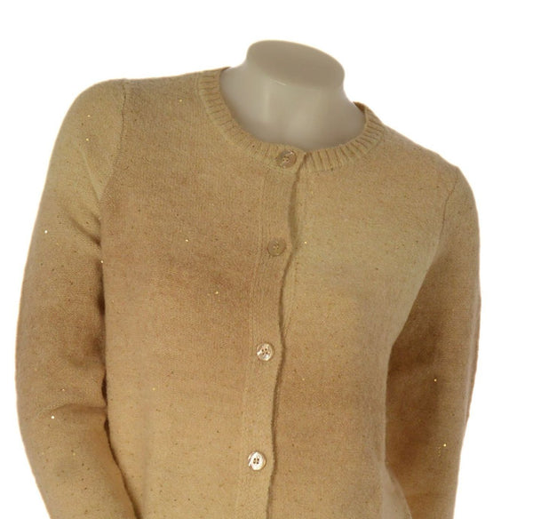 CARDIGAN DONNA GAIA B  BOTTONI GIROCOLLO PAILLETTES ART.310