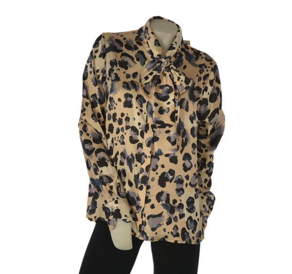 CAMICIA DONNA MATTA FANTASIA FIOCCO BOTTONI POLSINI ART.X745