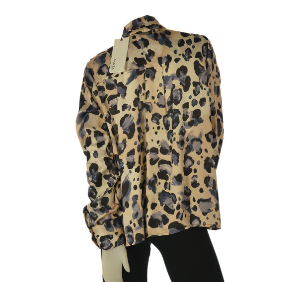 CAMICIA DONNA MATTA FANTASIA FIOCCO BOTTONI POLSINI ART.X745
