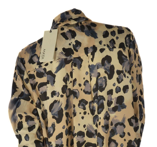 CAMICIA DONNA MATTA FANTASIA FIOCCO BOTTONI POLSINI ART.X745