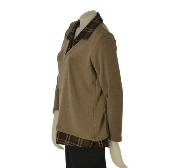 MAGLIA DONNA MATTA INSERTO COLLO BOTTONI ART. AI909-N
