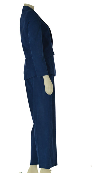 COMPLETO DONNA MATTA GIACCA BOTTONE PANTALONE ZIP TASCHE PASSANTI ART.B19