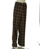 PANTALONE DONNA MATTA BOTTONE ZIP TASCHE PASSANTI SCOZZESI ART.AI910-N