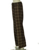 PANTALONE DONNA MATTA BOTTONE ZIP TASCHE PASSANTI SCOZZESI ART.AI910-N