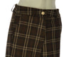 PANTALONE DONNA MATTA BOTTONE ZIP TASCHE PASSANTI SCOZZESI ART.AI910-N