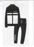 TUTA COTONE FELPATO TEMPO LIBERO UOMO RAGAZZO ZIP SQUADRA JUVENTUS ART. JF101115