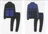 TUTA COTONE FELPATO TEMPO LIBERO UOMO RAGAZZO ZIP SQUADRA INTER ART. IF101140