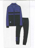 TUTA COTONE FELPATO TEMPO LIBERO UOMO RAGAZZO ZIP SQUADRA INTER ART. IF101140