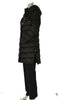 GIACCONE DONNA VIRGINIA BLU LUNGO CAPPUCCIO ZIP BOTTONI IMBOTTITO ART. PRIMIZIA-11L