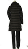 GIACCONE DONNA VIRGINIA BLU LUNGO CAPPUCCIO ZIP BOTTONI IMBOTTITO ART. PRIMIZIA-11L