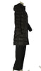 GIACCONE DONNA VIRGINIA BLU LUNGO CAPPUCCIO ZIP BOTTONI IMBOTTITO ART. PRIMIZIA-11L
