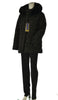 GIACCONE DONNA VIRGINIA BLU TAGLIE OVER TRAPUNTATO ZIP BOTTONI CAPPUCCIO TASCHE ART. CONF-DARLA-41C