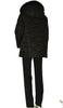 GIACCONE DONNA VIRGINIA BLU TAGLIE OVER TRAPUNTATO ZIP BOTTONI CAPPUCCIO TASCHE ART. CONF-DARLA-41C