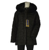 GIACCONE DONNA VIRGINIA BLU TAGLIE OVER TRAPUNTATO ZIP BOTTONI CAPPUCCIO TASCHE ART. CONF-DARLA-41C