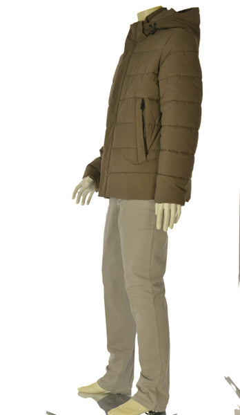GIUBBOTTO UOMO SEA BARRIER ZIP BOTTONI TASCHE CAPPUCCIO POLSINI ANTIVENTO ANTIPIOGGIA ART.COAST