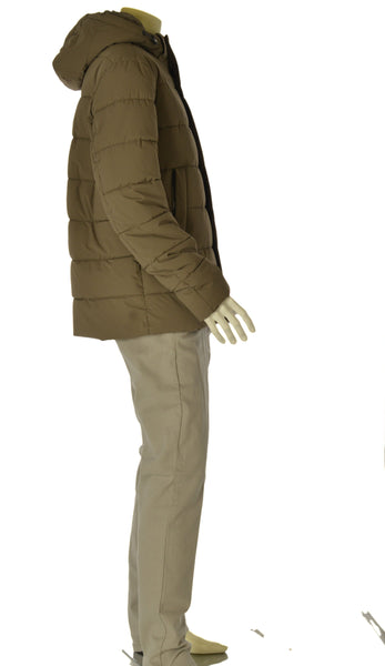 GIUBBOTTO UOMO SEA BARRIER ZIP BOTTONI TASCHE CAPPUCCIO POLSINI ANTIVENTO ANTIPIOGGIA ART.COAST