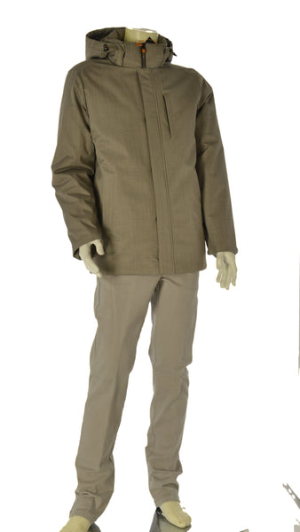 GIUBBINO UOMO SEA BARRIER ZIP BOTTONI TASCHE CAPPUCCIO ANTIVENTO ANTIPIOGGIA ART.BLEN
