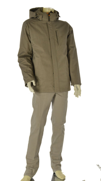 GIUBBINO UOMO SEA BARRIER ZIP BOTTONI TASCHE CAPPUCCIO ANTIVENTO ANTIPIOGGIA ART.BLEN