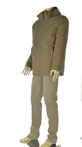 GIUBBINO UOMO SEA BARRIER ZIP BOTTONI TASCHE CAPPUCCIO ANTIVENTO ANTIPIOGGIA ART.BLEN