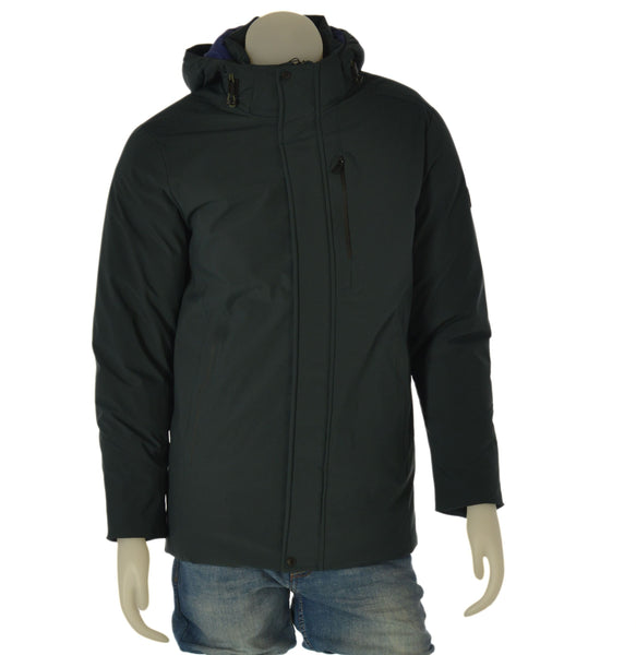 GIUBBINO UOMO SEA BARRIER ZIP BOTTONI TASCHE CAPPUCCIO ANTIVENTO ANTIPIOGGIA ART.LISMORE