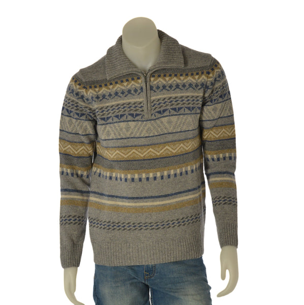 MAGLIONE UOMO RE DEL MARE CAMIONISTA ZIP LANA FANTASIA ART. 22.5732