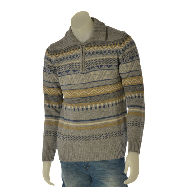 MAGLIONE UOMO RE DEL MARE CAMIONISTA ZIP LANA FANTASIA ART. 22.5732