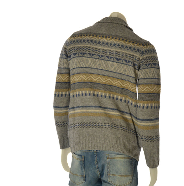 MAGLIONE UOMO RE DEL MARE CAMIONISTA ZIP LANA FANTASIA ART. 22.5732