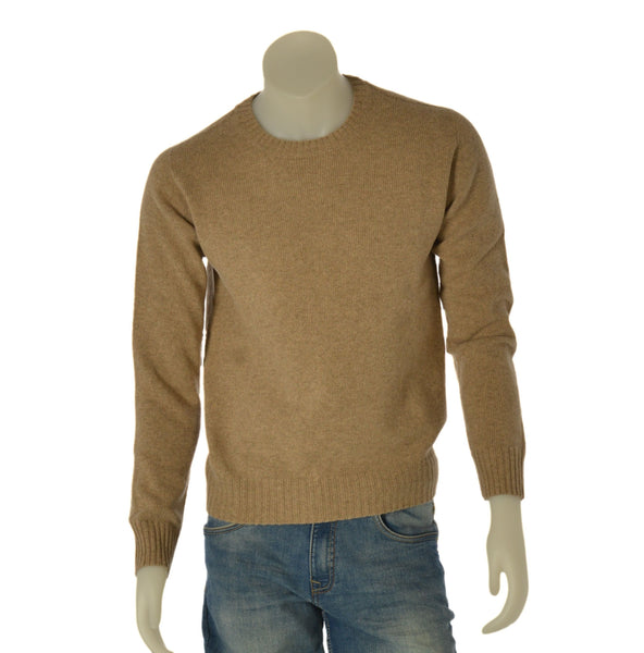 MAGLIONE UOMO LANA GIROCOLLO POLSINI FASCIA RASATA MARCA RE DEL MARE ART. 22.2888