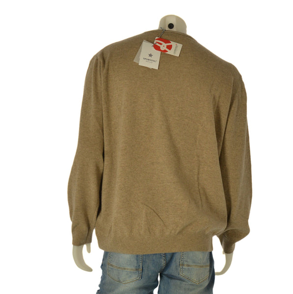 MAGLIONE UOMO SPORTING SCOLLO V TAGLIE OVER LANA ART. 2960 600S