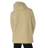 ECOPELLICCIA DONNA VIRGINIA BLU ZIP BOTTONOTASCHE CAPPUCCIO MORBIDA CALDA ART.MIELE