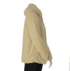 ECOPELLICCIA DONNA VIRGINIA BLU ZIP BOTTONOTASCHE CAPPUCCIO MORBIDA CALDA ART.MIELE