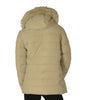 GIACCONE DONNA VIRGINIABLU ZIP TASCHE CAPPUCCIO ECOPELLICCIA LAVORATO ART.VENTO