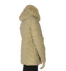 GIACCONE DONNA VIRGINIABLU ZIP TASCHE CAPPUCCIO ECOPELLICCIA LAVORATO ART.VENTO