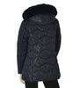GIUBBOTTO DONNA VIRGINIA BLU ZIP BOTTONITASCHE CAPPUCCIO ECOPELLICCIA LAVORATO POLSINI ART.DARLA