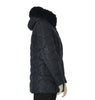 GIUBBOTTO DONNA VIRGINIA BLU ZIP BOTTONITASCHE CAPPUCCIO ECOPELLICCIA LAVORATO POLSINI ART.DARLA