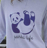 CAMICIA DA NOTTE DONNA TERMO COTONE PANDA ENRICO COVERI INTIMO ART. EP6262