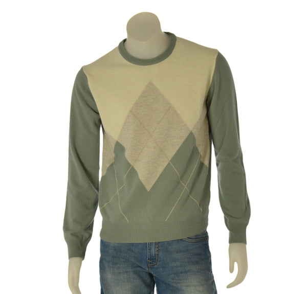MAGLIONE UOMO SPORTING MARE GIROCOLLO ROMBI LANA ART. 3280 80